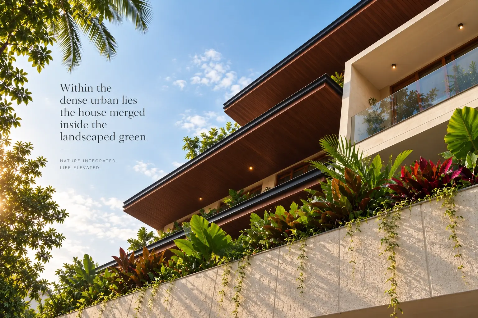 Balcony detail at Sanjeev Residence